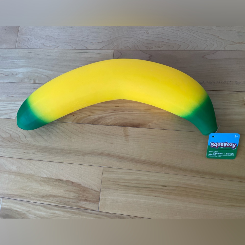 Sunny Days Banana  Squeezy  Stress Toy -